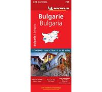 Bulgaria - Michelin National Map 739: Strassen- und Tourismuskarte (Michelin Maps, 739)