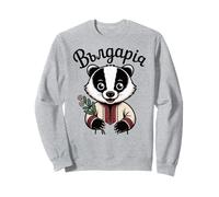 Bulgaria Pride Cute Bulgarian Badger Sweatshirt