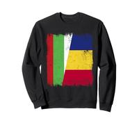 Bulgaria Romania Half Flag Bulgarian Romanian Heritage Sweatshirt