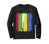 Bulgaria Ukraine Half Flag Bulgarian Ukrainian Heritage Long Sleeve T-Shirt