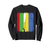 Bulgaria Ukraine Half Flag Bulgarian Ukrainian Heritage Sweatshirt