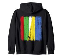 Bulgaria Ukraine Half Flag Bulgarian Ukrainian Heritage Zip Hoodie