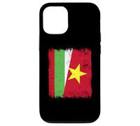 Bulgaria Vietnam Half Flag Bulgarian Vietnamese History Case for iPhone 12/12 Pro