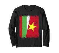Bulgaria Vietnam Half Flag Bulgarian Vietnamese History Long Sleeve T-Shirt