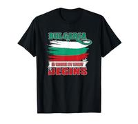 Bulgarian Flag Europe | Bulgaria Is Where My Story Begins T-Shirt