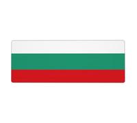 Bulgarian Flag Gaming Desk Mat, Wide Surface Desk Pad for Keyboard, Mouse and Improved Gaming Stability