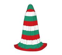 Bulgarian Flag Hooded cape, fit for role-playing, stage costumes, winter activities, and casual wear