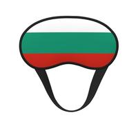 Bulgarian Flag It is a Black-Rimmed Eye mask. The Soft Eye mask can Improve Sleep Quality and is Suitable for Indoors, Outdoors and Traveling.