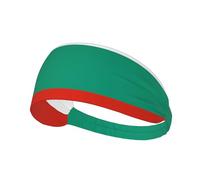 Bulgarian Flag Patterned Sports Headband, Yoga Elastic Headband, Suitable for Running, Fitness, Cycling and Other Sports.