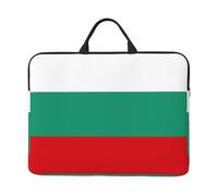 Bulgarian Flag Print 14in Laptop Case Notebook Cover For School Office Travel Portable Computer Bag