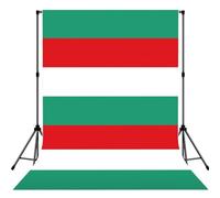 Bulgarian Flag Print Backdrop For Photoshoot, Photo Backdrop Background Curtain For Photography Portraits(No Stand)