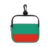 Bulgarian Flag Print Coin Bag for Women, Zipper Wallet/Mini Storage Pouch, Everyday Carry Organizer for Keys, Cards