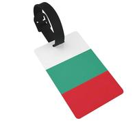 Bulgarian Flag Print Luggage Tags Quick Install Airplane Travel Essentials for Suitcases Durable PVC Bag Tag