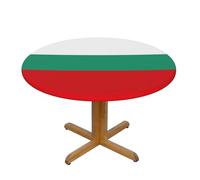 Bulgarian Flag Print Oxford Wipeable Tablecloth Oil-Resistant Outdoor Table Cover Reusable Birthday Table Protector