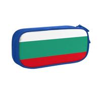 Bulgarian Flag Print Pencil Pouch Storage Cosmetics Art Tools Supplies Students Teachers Versatile Use