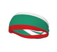 Bulgarian Flag print Sports sweatband Non-slip,Running, Gym and breathabl Hairband for Women and Men