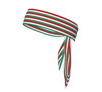 Bulgarian Flag Print Sports Tie Headband,Adjustable Unisex Sport Sweatband for Running,Tennis,Workout