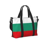 Bulgarian Flag Print Travel Hand Bag for Women Men Lightweight Foldable for Weekend Trips Gym Vacation