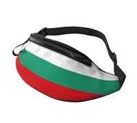 Bulgarian Flag Print Unisex Waist Bag Travel Accessory Fits Sunglasses Keys Power Banks Phones Pack