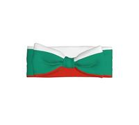 Bulgarian Flag Printed Baby Headband, Soft and Breathable Bow Hair Accessory - Suitable for newborns 0-6 months old