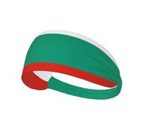 Bulgarian Flag Printed Elastic Sports Headband â€“ Ideal for running, tennis, yoga and indoor fitness