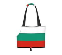 Bulgarian Flag Printed Portable Foldable pet Shoulder Bag, Suitable for Carrying Small Pets