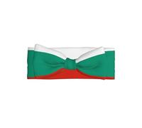 Bulgarian Flag Soft Baby Headband with Knot Bow for Infants 0-6 Months, Warm and Stylish