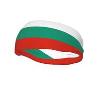 Bulgarian Flag Stylish Sweat-Wicking Sports Headband, Perfect for Men and Women, Fitness, Running, and Yoga.