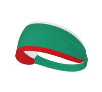 Bulgarian Flag Workout Sweatbands Adjustable Hairband For Basketball,Fitness Athletics Football, Yoga