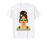 Bulgarian Girl Bulgaria Flag Bulgarian Girlfriend Wife T-Shirt