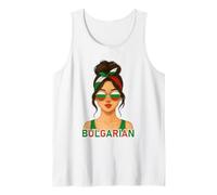 Bulgarian Girl Bulgaria Flag Bulgarian Girlfriend Wife Tank Top