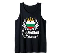 Bulgarian Princess Bulgaria Flag Proud Bulgarian Girl Tank Top