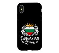 Bulgarian Queen Bulgaria Flag Proud Bulgarian Woman Case for iPhone X/XS