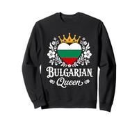 Bulgarian Queen Bulgaria Flag Proud Bulgarian Woman Sweatshirt