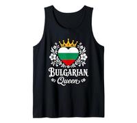 Bulgarian Queen Bulgaria Flag Proud Bulgarian Woman Tank Top