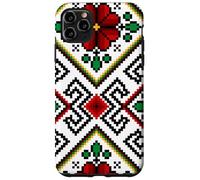 Bulgarian (Shevitsa) Eastern European folk motif. Case for iPhone 11 Pro Max