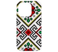 Bulgarian (Shevitsa) Eastern European folk motif. Case for iPhone 14 Pro