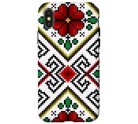 Bulgarian (Shevitsa) Eastern European folk motif. Case for iPhone X/XS