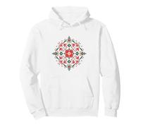 Bulgarian Shevitsa Motif Pullover Hoodie