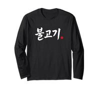 Bulgogi Funny Korean Food Hangul Word Long Sleeve T-Shirt