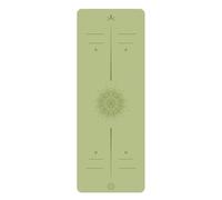 BulgurYe 5mm Yoga Mat - Textured PU Top & Natural Rubber Base | Non-Slip, Shock Absorption for Yoga, Fitness, Dance, Home Gym (Avocado Green)