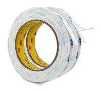 Bulina Double Sided Tape PE Foam Tape 12.5mm × 5m 2 Pack 1.1mm Thick Strong Permanent Adhesive Tape Packing Material Waterproof for Packing Manufacture Use Cushioning Stuffing Building