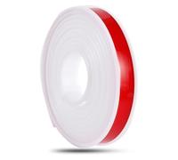 BULINO Self Adhesive Moulding Trim, Caulk Strip, U-Shape Flexible Furniture Edge Banding, TPE Veneer Edging Protector(8m Gray,36mm)(6m White,38mm)