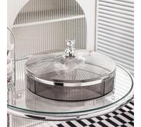 BULINO snack box, Snack Serving Tray,Snack Box Candy Dish, Snack Serving Tray, 11" Divided Serving Tray, Dry Fruit Snack Relish Tray with Lid, for Dried Fruits, Nuts, Candies and Fruits