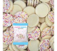Bulk 1 kg Giant White Chocolate Snowies Sweets | Pick & Mix | Candy | Sweet Hamper | 1000 grams