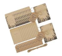 Bulk 100 Adhesive Closure Envelopes Set Includes Thank You Notes, String for Decorations Sustainable Paper Stationeries Bundles