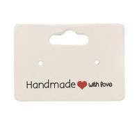 Bulk 100 Pieces Earring Card Holders for Showcasing Jewelry Display Sturdy Kraft Paper Materials Home Organization Earring Storage Solution