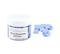 Bulk 100 Silicone Warm Connection Mattresses 12x12x1.5mm Insulating Gluey Layer for CPU Circuit Security Identity Stick Heat Dissipation Pad