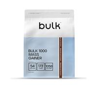 Bulk 1000 Mass Gainer Powder | 2.5kg | Chocolate Brownie | High-Calorie Gainer with 51g Protein & 165g Carbs per Serving | At Least 1000 Calories per Serving | Ideal for Bulking & Intense Training