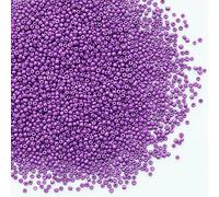 Bulk 2mm Purple Seed Beads for Jewelry Making 110 Grams About 9800pcs,12/0 Glass Craft Beads for Making Earrings, Bracelets, Pendants, Waist Jewelry, DIY Handmade(Purple)